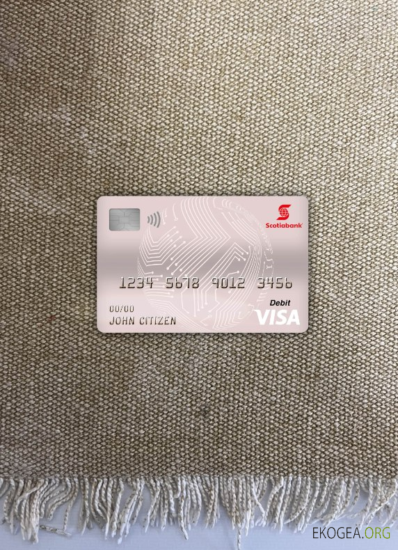 Chili Carte de débit visa Scotiabank avant photolook